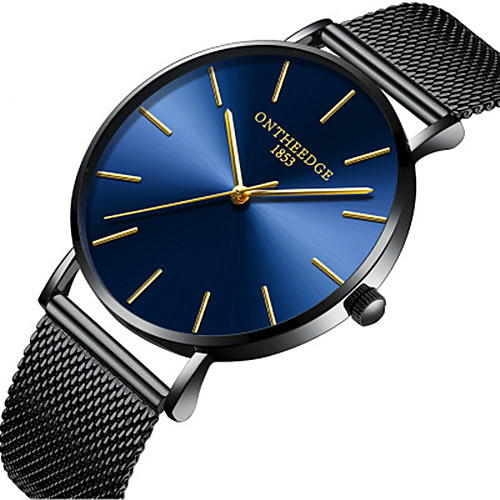 

Men's Steel Band Watches Analog Quartz Minimalist Water Resistant / Waterproof Noctilucent Casual Watch / Stainless Steel / Stainless Steel
