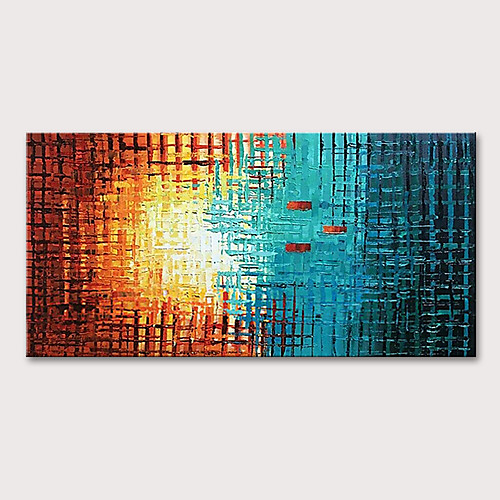 

Oil Painting Hand Painted - Abstract Modern Stretched Canvas