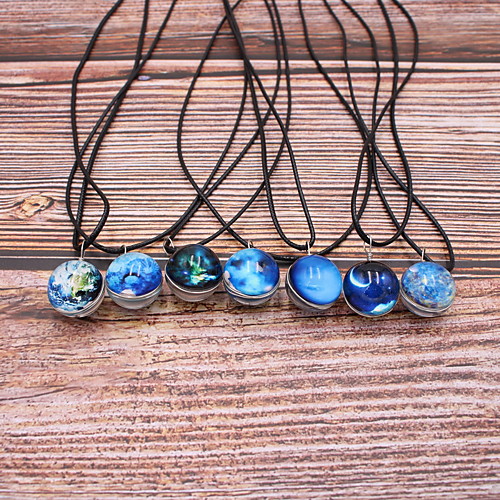 

Men's Women's Pendant Necklace Necklace Classic Mini Dainty Unique Design Trendy Fashion Resin Chrome White Black Light Green Blue Black / White 45 cm Necklace Jewelry 1pc For Carnival Holiday Street