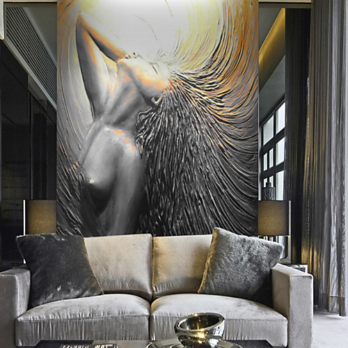 

Wallpaper / Mural / Wall Cloth Canvas Wall Covering - Adhesive required Pattern / 3D / Angel
