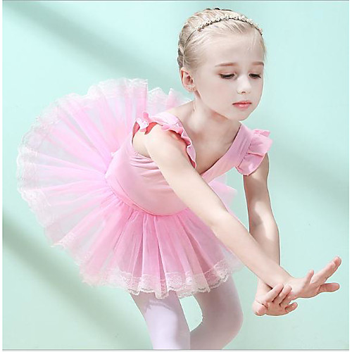 

Kids' Dancewear Ballet Dress Split Joint Girls' Training Performance Sleeveless Natural Cotton