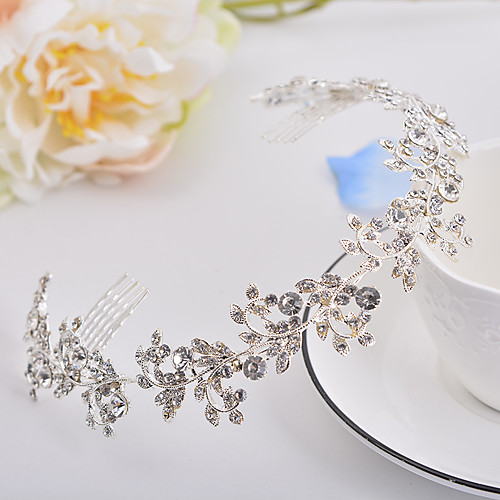 

Rhinestone / Alloy Tiaras / Headbands / Headdress with Crystals / Glitter / Crystals / Rhinestones 1 Piece Wedding / Birthday Headpiece