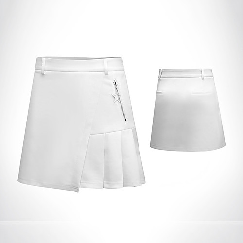 

Women's Golf Skirt Solid Color UV Resistant Soft Sweat-wicking Spring Summer Athleisure Outdoor / High Elasticity