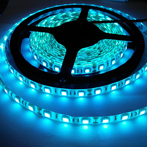 

LED Light Strips Flexible Tiktok Lights 5050 SMD 10mm Ice Blue DC 12V 300LEDs/Reel Non Waterproof 5M/Reel