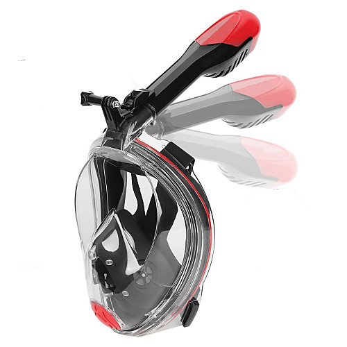 

Diving Mask Full Face Mask 180 Degree View Waterproof Anti Fog Single Window - Swimming Water Sports Scuba For Adults Blue Black