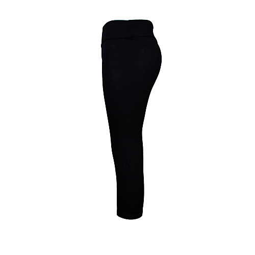 

Women's Yoga Pants Capri Leggings Moisture Wicking Black Gym Workout Running Fitness Sports Activewear Stretchy Skinny