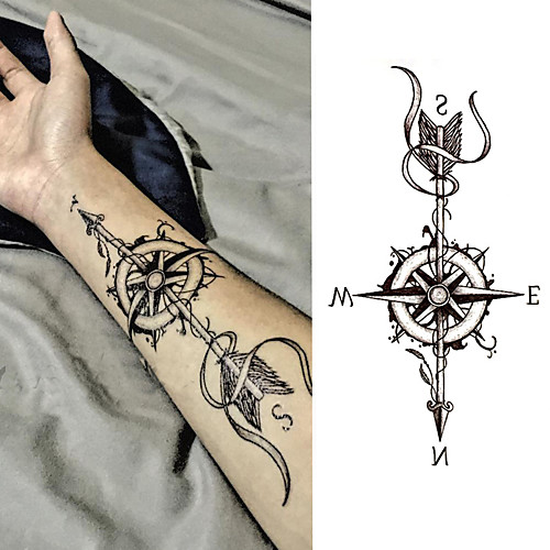 

3 pcs Temporary Tattoos Water Resistant / Best Quality brachium Tattoo Stickers