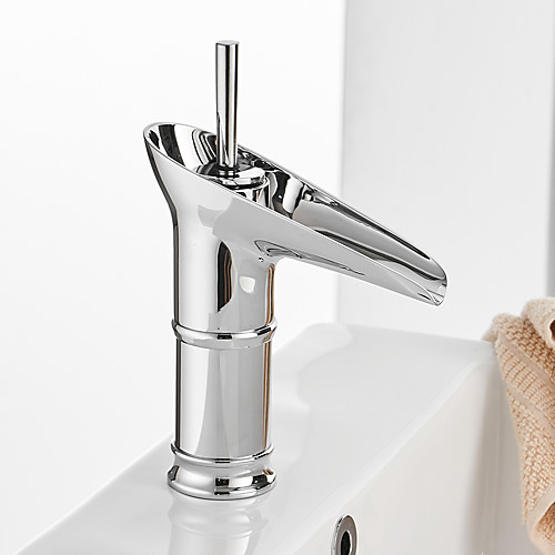 

Bathroom Sink Faucet - Widespread Electroplated Vessel Single Handle One HoleBath Taps