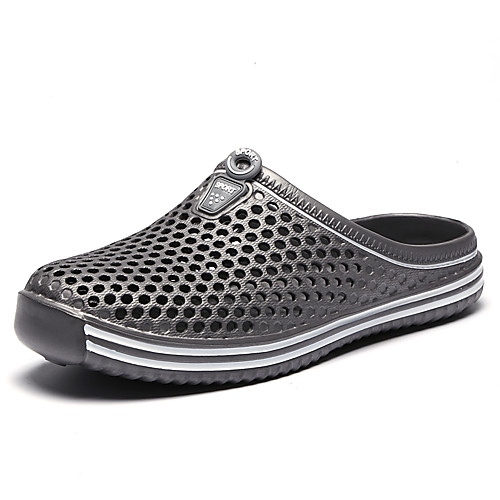 

Men's Summer Casual Daily Clogs & Mules Synthetics Waterproof White / Black / Light Red