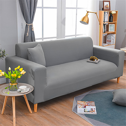 

Sofa Cover Romantic Yarn Dyed Polyester / Cotton Blend Slipcovers