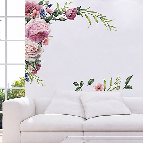 

Decorative Wall Stickers - Plane Wall Stickers Landscape / Floral / Botanical Living Room / Bedroom / Kitchen / Re-Positionable 95120cm