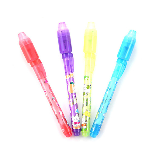 

2 in 1 Luminous Light Invisible Ink Pen UV Check Money Light Toy Kids Drawing Secret Magic Pens Children Glow in the Dark Toys