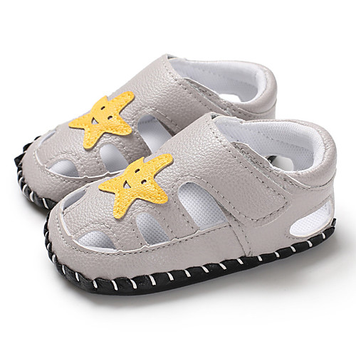 

Boys' / Girls' First Walkers / Children's Day PU Sandals Infants(0-9m) / Toddler(9m-4ys) White / Black / Brown Summer / Rubber