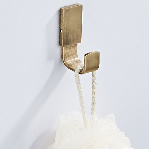 

Robe Hook New Design Antique / Country Brass 1pc - Bathroom / Hotel bath Wall Mounted