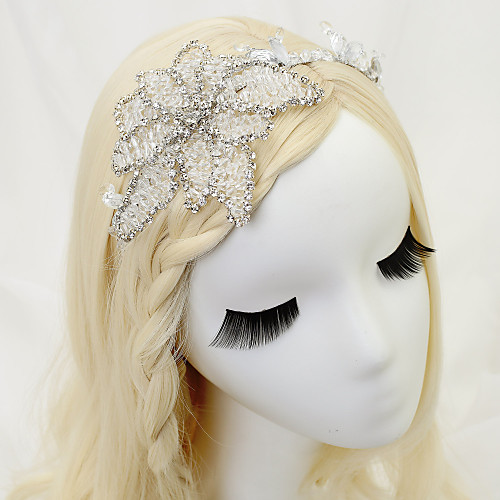 

Crystal / Rhinestone / Alloy Headbands / Headpiece with Rhinestone / Crystal 1 Piece Wedding Headpiece