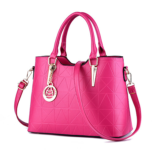 

Women's PU Tote Geometric Pattern Wine / White / Black / Fall & Winter