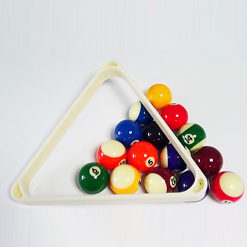 

Billiard Ball Racks Resin Pool triangle White Professional