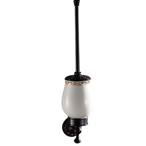

Retro Vintage Toilet Brush With Holder New Design / Cool Modern Brass 1pc Wall Mounted