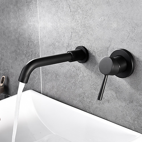 

Bathroom Sink Faucet - Widespread Painted Finishes Widespread Single Handle Two HolesBath Taps