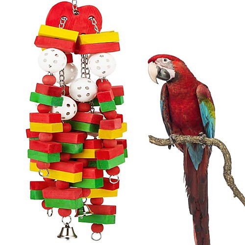 

Bird Perches & Ladders Pet Friendly Focus Toy Felt / Fabric Toys Parrot Wood 50 cm