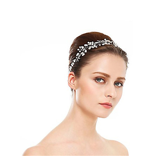 

Imitation Pearl / Paillette / Alloy Headdress with Pearls / Paillette 1 Piece Wedding Headpiece