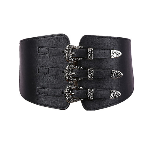 

Plague Doctor Steampunk Waist Harness Waist Belt Harness Belt Men's Women's Leather Costume Black / Brown / Red Vintage Cosplay Christmas Halloween / 1 Belt / 1 Belt