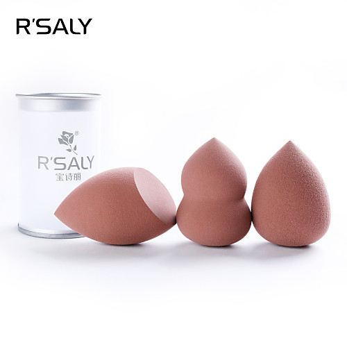 

18 pcs Fashionable Design Multi-functional Can Be Used Wet & Dry Ellipse Drop Shape Gourd shape Dry Facial Cleanser Makeup Sponges washable Multi-function Durable Cosmetic Puff For Universal Nursing