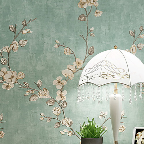 

Wallpaper Nonwoven Wall Covering - Adhesive required Floral / Botanical