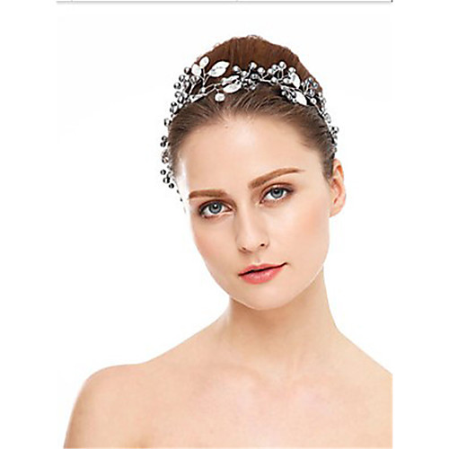 

Imitation Pearl / Paillette / Alloy Headdress with Imitation Pearl / Paillette 1 Piece Wedding Headpiece