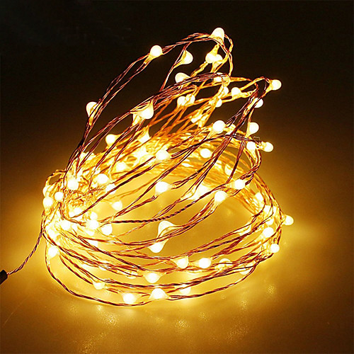 

LOENDE 2m String Lights 20 LEDs SMD 0603 1pc Warm White RGB White Christmas New Year's Waterproof USB Party USB Powered