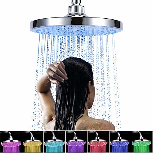 

Contemporary Rain Shower Chrome Feature - Rainfall / LED / Shower, Shower Head