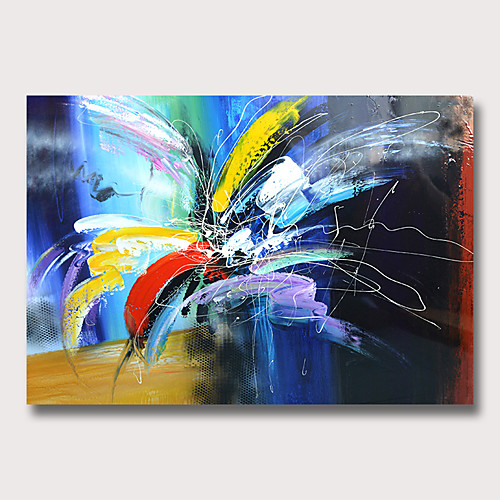 

Oil Painting Hand Painted - Abstract Modern Rolled Canvas