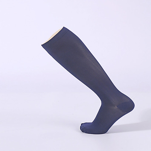 

Men's Women's Athletic Sports Socks Hiking Socks 1 Pair Outdoor Stretchy Comfortable Compression Socks Nylon White Black Navy Blue for Climbing