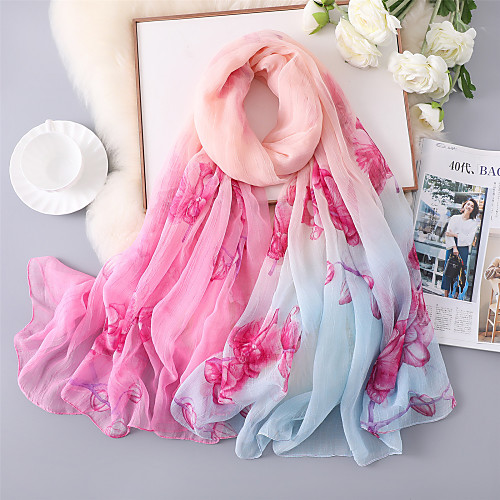 

Sleeveless Shawls / Scarves Chiffon Wedding / Party / Evening Women's Wrap / Women's Scarves With Print