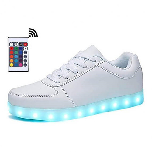 

Unisex Light Up Shoes Synthetics Fall & Winter LED Sneakers Black / White