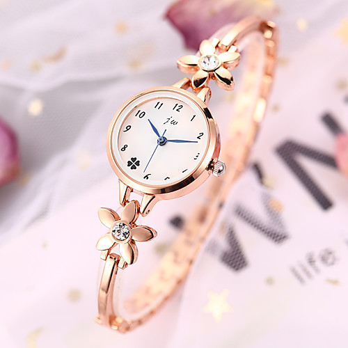 

Women's Bracelet Watch Quartz Watches Analog Quartz Stylish Floral Style Flower Imitation Diamond