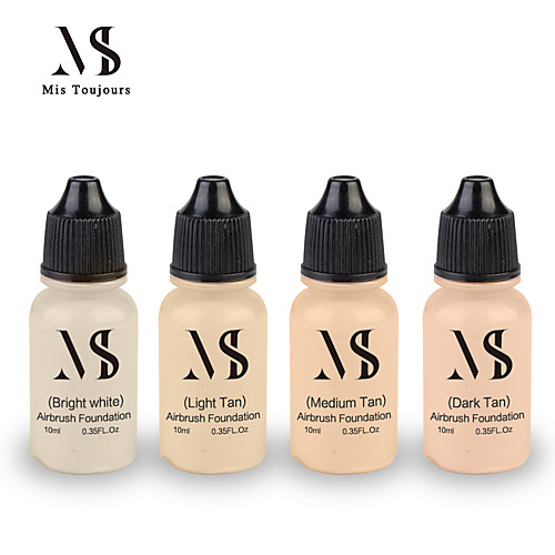 

Professional Water Based Airbrush Foundation Face Make-up Concealer Spray Air Makeup Foundation For Daily Makeup 10ML/Bottle