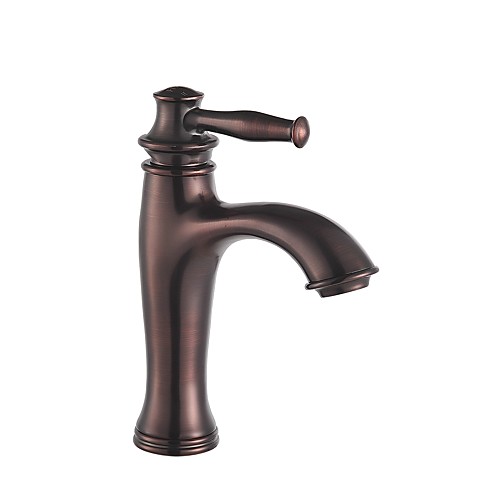 

Bathroom Sink Faucet - Widespread Oil-rubbed Bronze Centerset Single Handle One HoleBath Taps