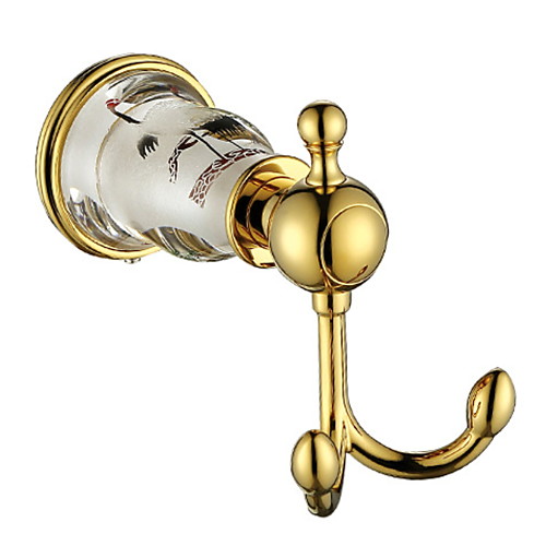 

Robe Hook Premium Design / Cool Contemporary Brass 1pc Wall Mounted