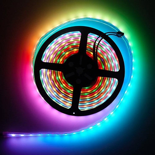 

5m LED Light Strips RGB Tiktok Lights 300 LEDs SMD5050 10mm Multi Color Cuttable Party Decorative 220-240 V 110-120 V 1 set