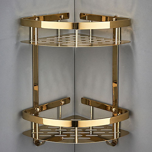 

Bathroom Shelf Creative / Multifunction Contemporary Brass 1pc Wall Mounted