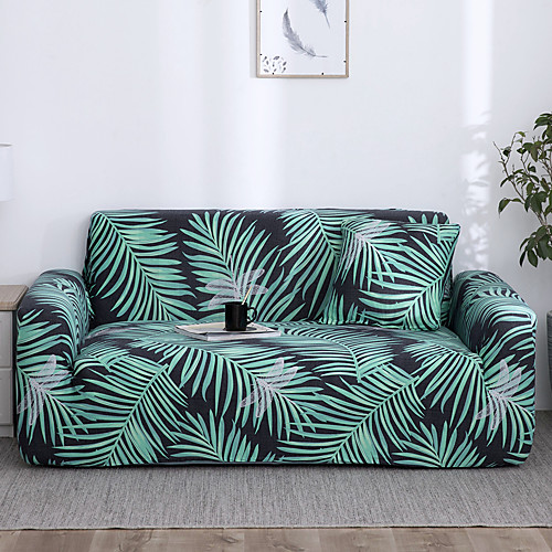 

Plumage Print Dustproof Stretch Slipcovers Stretch Sofa Cover Super Soft Fabric Couch Cover (You will Get 1 Throw Pillow Case as free Gift)