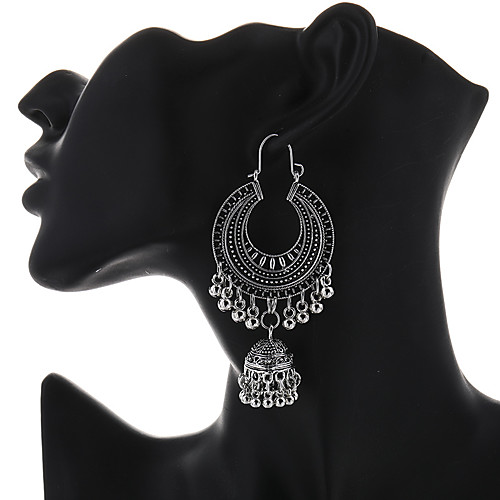 

Women's Drop Earrings Dangle Earrings Retro Bell Vintage Ethnic Boho Earrings Jewelry Gold / Silver For Party Carnival Festival 1 Pair