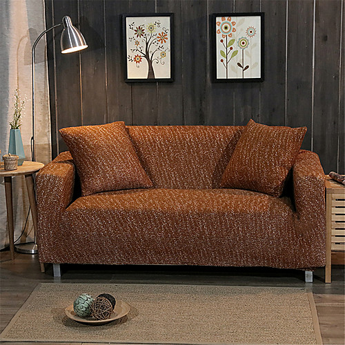 

Sofa Cover Romantic Yarn Dyed Polyester / Cotton Blend Slipcovers