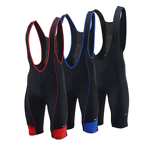 

Arsuxeo Men's Cycling Bib Shorts Summer Nylon Spandex Bike Bib Shorts Pants Bottoms Quick Dry Moisture Wicking Sports Solid Color Red / Blue / Black Road Bike Cycling Clothing Apparel Relaxed Fit