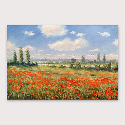 

Oil Painting Hand Painted Horizontal Abstract Modern Stretched Canvas