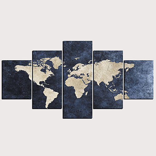 

Print Rolled Canvas Prints - Abstract Classic Modern Five Panels Art Prints