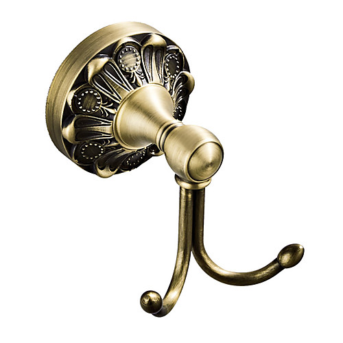 

Bathroom Robs Hook New Design Antique / Country Brass 2pcs - Bathroom / Hotel bath Wall Mounted