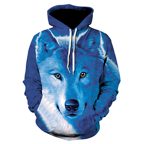 

Men's Hoodie Jacket 3D / Animal Hooded Basic Royal Blue US32 / UK32 / EU40 US34 / UK34 / EU42 US36 / UK36 / EU44 US38 / UK38 / EU46 US40 / UK40 / EU48 US42 / UK42 / EU50 US44 / UK44 / EU52