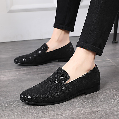 

Men's Dress Shoes Spring / Summer / Fall Business / Classic Daily Office & Career Loafers & Slip-Ons PU Wear Proof Red / Blue / Black Color Block